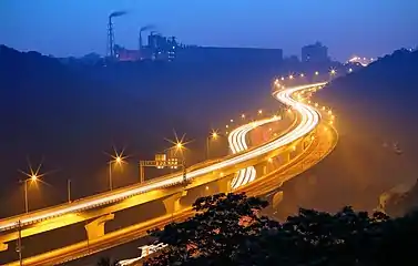 Freeway 1 in New Taipei City