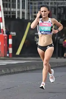 Winner in 2020, Lily Partridge in the 2019 Big Half