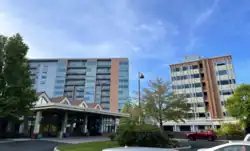 Retirement community towers in Lincoln Heights