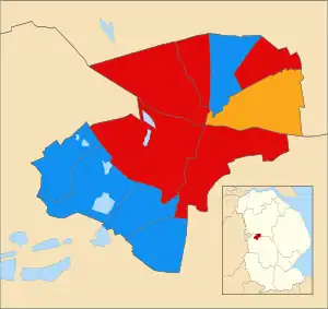 2021 results map