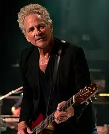 Buckingham performing in 2018