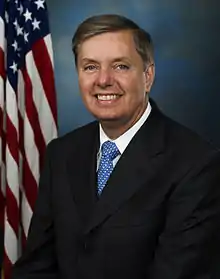 Lindsey Graham, BA 1977, JD 1981, current U.S. Senator from South Carolina