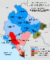 Linguistic structure by municipalities.