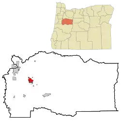 Location in Oregon