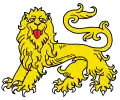 Lion statant guardant