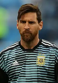 Lionel Messi in 2018