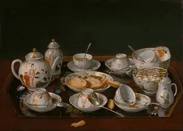 Still Life – Tea Set by Jean-Étienne Liotard c. 1782