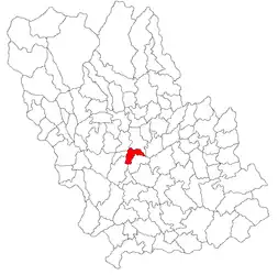 Location in Prahova County