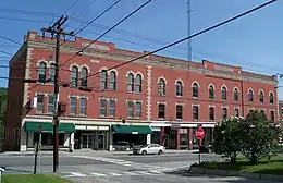 Bank Block and Boynton Block, Lisbon, New Hampshire, 1902.