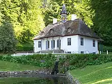 The thatched summer residence at Liselund