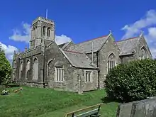 Cross adjacent to south-east corner of Church of St Martin