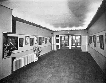 Art gallery in the Little Carnegie Playhouse (1928)