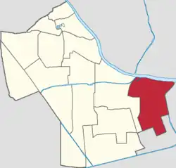 Location of Liulin Subdistrict within Hexi District