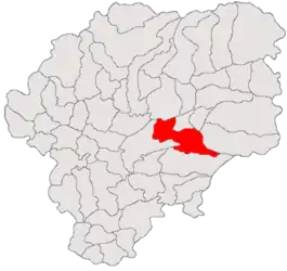 Location in Bistrița-Năsăud County