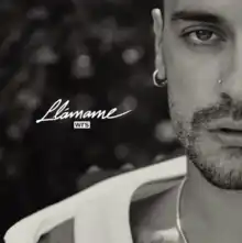 The official cover for "Llámame"