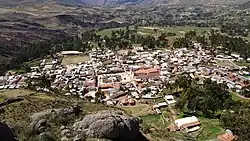 View of the town from the Pahuacoto Hill