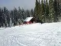 Loading terminal of small chair (echo) at Spout Springs Ski Area