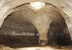 The dried-out Aby Alyawa spring, in Al Markh village