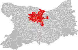 Location within the Calvados department