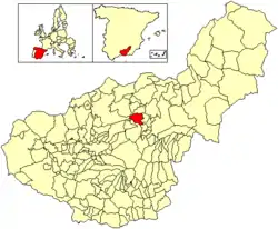 Location of Darro