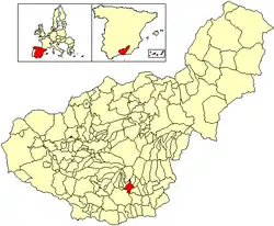 Location of La Taha