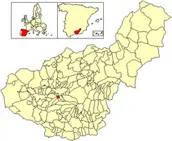 Location of Ogíjares