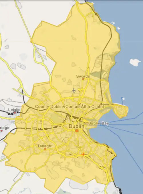 Sutton is located in County Dublin