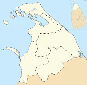 Alaveddy is located in Northern Province