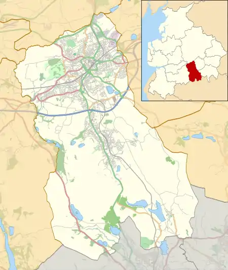 Blackburn with Darwen Services is located in Blackburn with Darwen