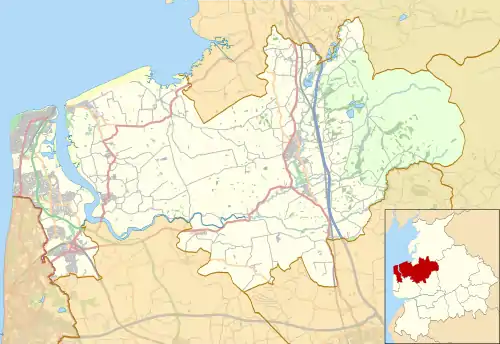 RNAS Inskip is located in the Borough of Wyre