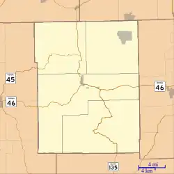 Gatesville is located in Brown County, Indiana