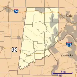 Braysville is located in Dearborn County, Indiana