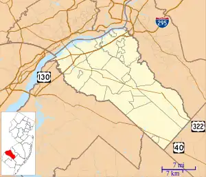 Hurffville is located in Gloucester County, New Jersey