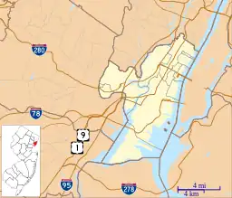 Communipaw, Jersey City is located in Hudson County, New Jersey