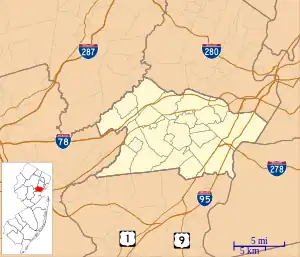 Linden is located in Union County, New Jersey