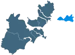 Location of Nan'ao County in Shantou