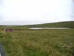 Loch of Gruting from start of path to Staneydale Temple