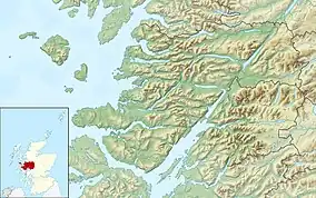 Loch an Nostarie is located in Lochaber