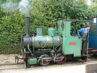 Decauville 0-4-0WT steam locomotive, Hauts-de-Seine,  France