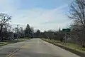 Looking west at the sign for Lodi on WIS60