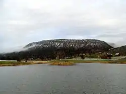 Log Hill Mesa on which sits Loghill Village.