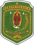 Emblem of Kutai Regency, now called Kutai Kartanegara Regency and has a new Emblem