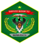 Former emblem of Mahakam Ulu Regency (2013–2019).