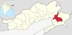 Location in Arunachal Pradesh