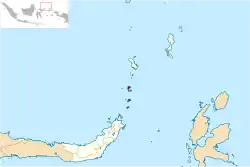 Location within North Sulawesi