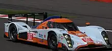 Charouz driving a Lola-Aston Martin DBR1-2 in the 2009 1000 km of Spa.