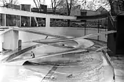 A view of the pool from the 1970s