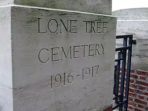 Lone Tree Commonwealth War Graves Commission cemetery