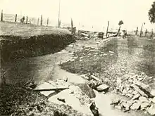 Long Marsh Run, as seen from the back of Villa LaRue around 1920.