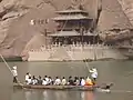 A cliff-side Taoist temple